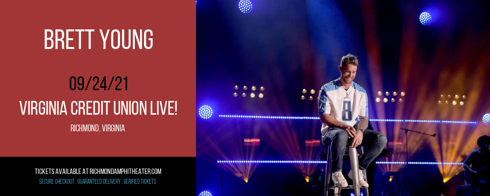 Brett Young at Virginia Credit Union LIVE! tickets Brett Young at Virginia Credit Union LIVE!