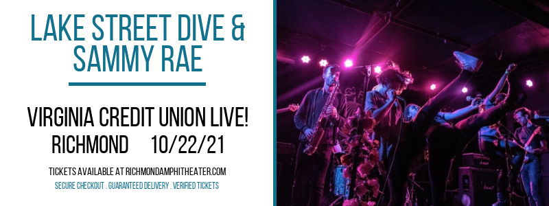 Lake Street Dive & Sammy Rae at Virginia Credit Union LIVE! tickets Lake Street Dive & Sammy Rae at Virginia Credit Union LIVE!