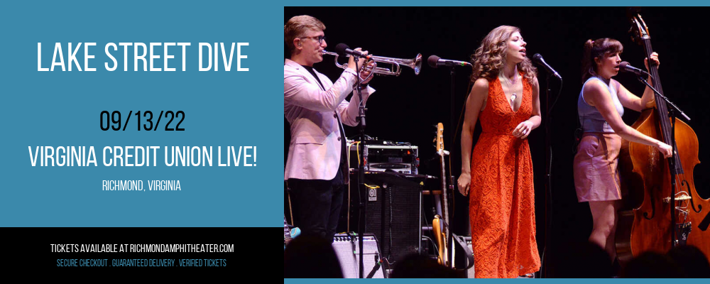 Lake Street Dive at Virginia Credit Union LIVE! tickets Lake Street Dive at Virginia Credit Union LIVE!