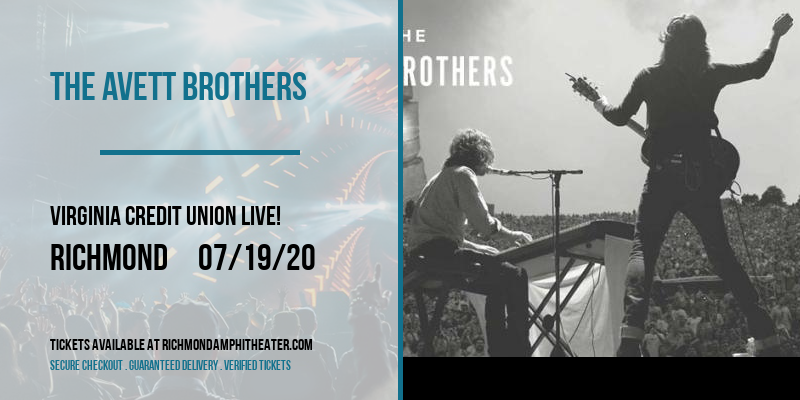 The Avett Brothers at Virginia Credit Union LIVE! tickets The Avett Brothers at Virginia Credit Union LIVE!