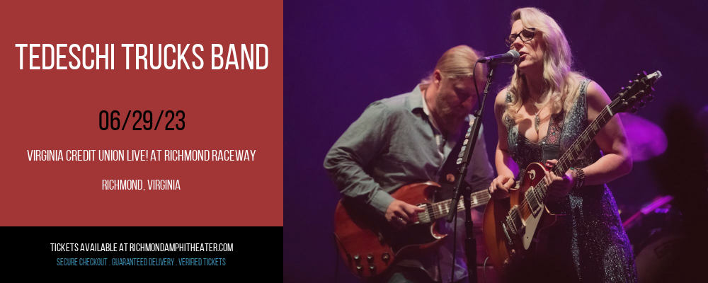 Tedeschi Trucks Band at Virginia Credit Union LIVE! tickets Tedeschi Trucks Band at Virginia Credit Union LIVE!
